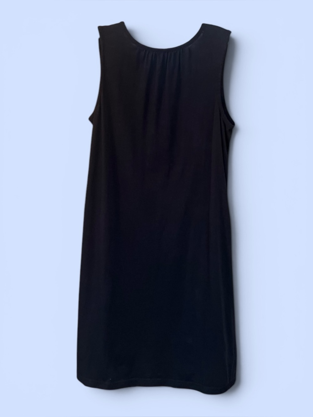 Embroidered Dress Blk Sleeveless Cotton Boho EUC SzMP $5 ADD ON with $15+ Bundle - Picture 2 of 8